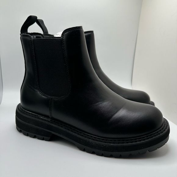 DUNES Women's Chelsea Boot 7.5 BLACK - Picture 1 of 7